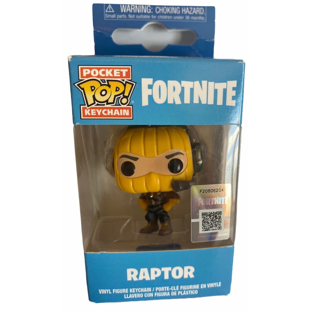 Funko Pocket Pop Keychain Fortnite Raptor Figure Keychain 2018 NIB NEW